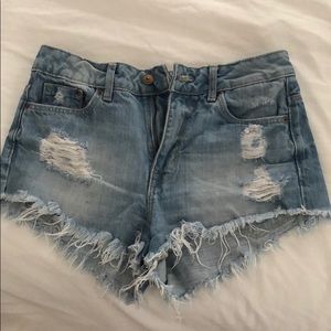 Denim Cutoff Shorts